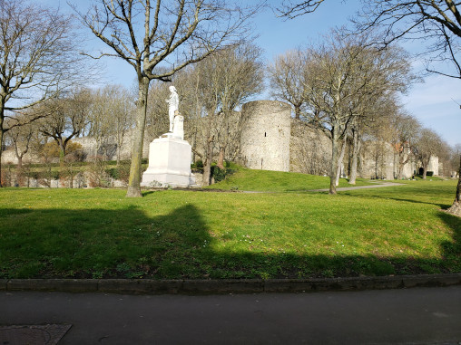 Illustration des remparts de Boulogne