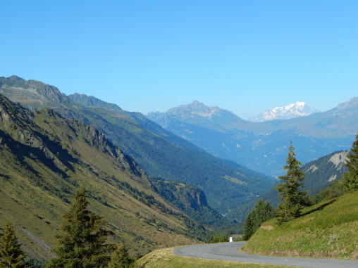 Illustration de la route du Col Glandon