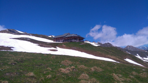 Illustration du refuge au col de la Croix du Bonhomme 