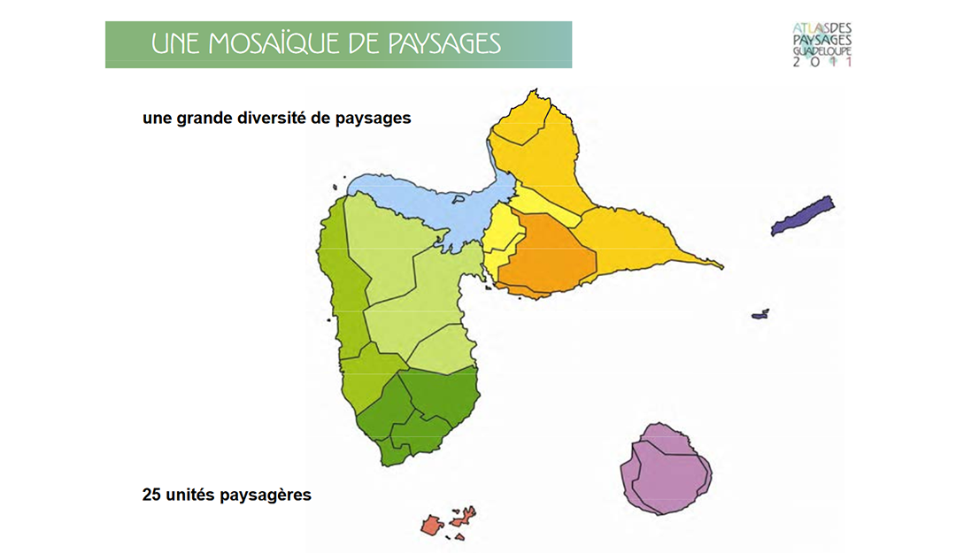 Unités paysagères de Guadeloupe