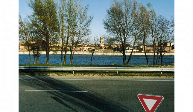 Itinéraire n° 7 - Les environs de Valence_En face hôpital de Granges-les-Valence_Gérard Dufresne_1989
